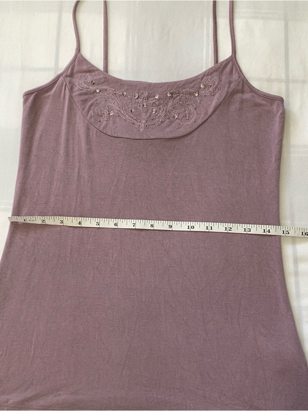 Y2K Lavender Purple Cami Tank Top - Picture 5 of 8